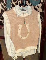 Horseshoe Sweater Vest
