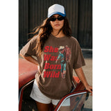 She Was Born Wild Oversized Tee • Multiple Colors
