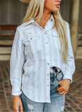 Ivory|Beige Pearl Snap