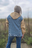 Bandana Denim Shacket