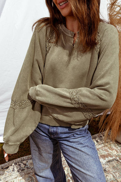 Alexis Mineral Wash Baggy Sweatshirt