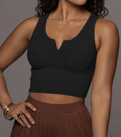 VNeck Tank Top • Black or White