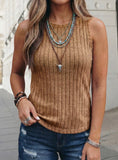 Lucy Tank Top • Pink or Camel