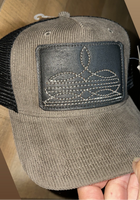 Boot Stitch Corduroy Hat