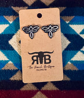 Boot Stitch Theme Earrings