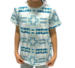 Grey Aztec Kids Tee