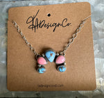 Cotton Candy Naja Necklace