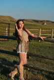 Fringe Halter Top
