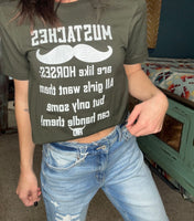 Mustache Tee