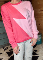 Pink Lightning Top