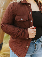 Codi Quilted Jacket • Brown