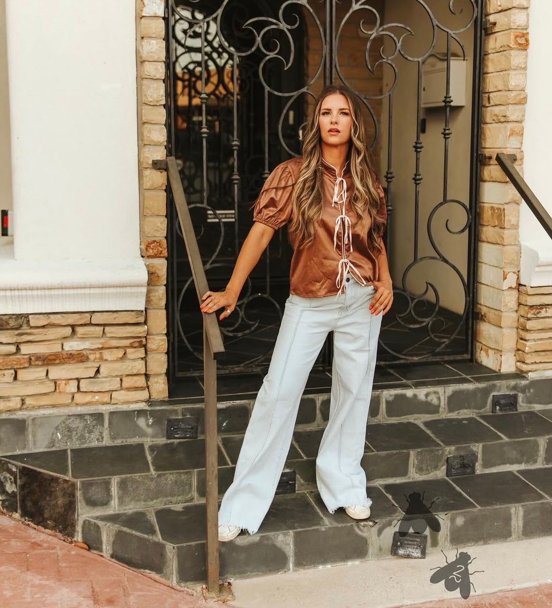 Calhoun Top • Latte – The Ranch Boutique