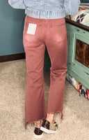The “Riley” Cropped Flare Jeans