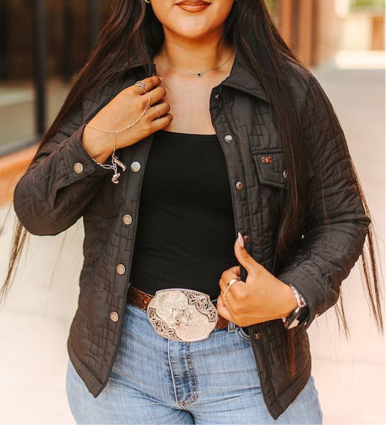 Codi Quilted Jacket • Black