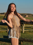 Fringe Halter Top