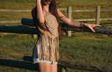 Fringe Halter Top