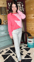 Pink Lightning Top