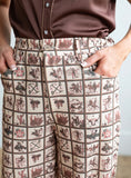 Brown Western Square Pants
