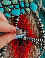 Grey Moonstone/Black Onyx Ring