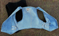 Tooled Denim Vest • Black or Denim