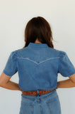 Hanny Pearl Snap • Denim