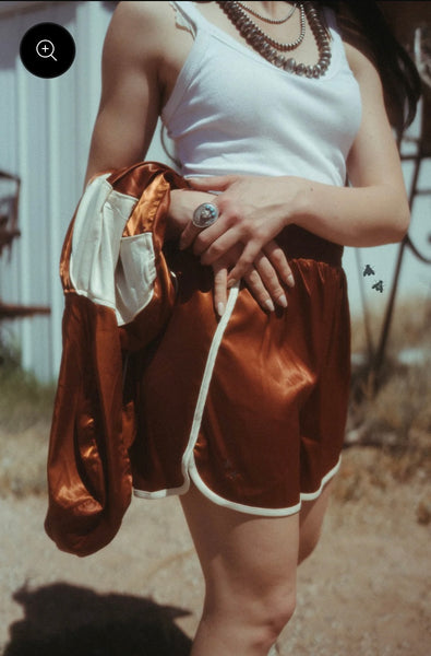 Wyo West Satin Shorts