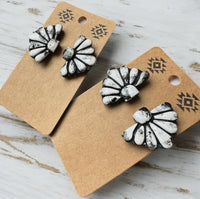 The “Lacey” Earrings • White Buffalo