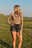 Rory Studded Mesh Top
