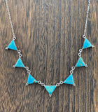 Triangle Cluster Necklace