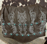 Jessie Concho Chain Corset