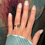 Grey Moonstone/Black Onyx Ring