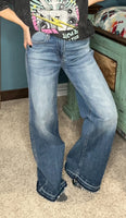 The Lala’s High Rise Wide Straight Jeans