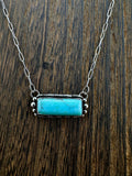 Campitos Turquoise Bar Necklace