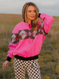 Vintage Bomber Jacket • PINK