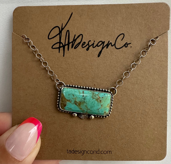 Sonoran Turquoise Bar Necklace