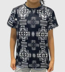 Black Aztec Kids Tee
