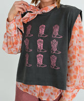 Pink Boots Tank Top