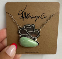 Patagonia Turquoise Cowboy Hat Necklace