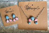 Cotton Candy Cluster Studs