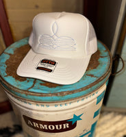 Boot Stitch Foam Trucker Hats • Multiple Color Options