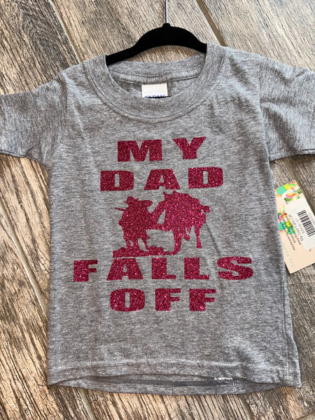 My Dad Falls Off Toddler Tee