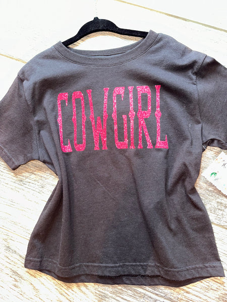 Glitter Cowgirl Toddler Tee