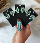 The “Lacey” Earrings • Mint