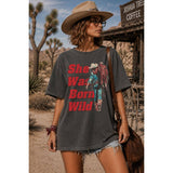 She Was Born Wild Oversized Tee • Multiple Colors