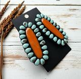 Something in The Orange Clay Earrings