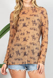 Izzy Mesh Top
