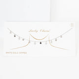 Dangling Stars Necklace • Silver or Rose Gold