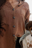 ACRES BUTTON UP • SADDLE