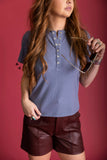 Yoakum Tee • Denim