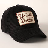 Howdy Darlin' Corduroy Cap